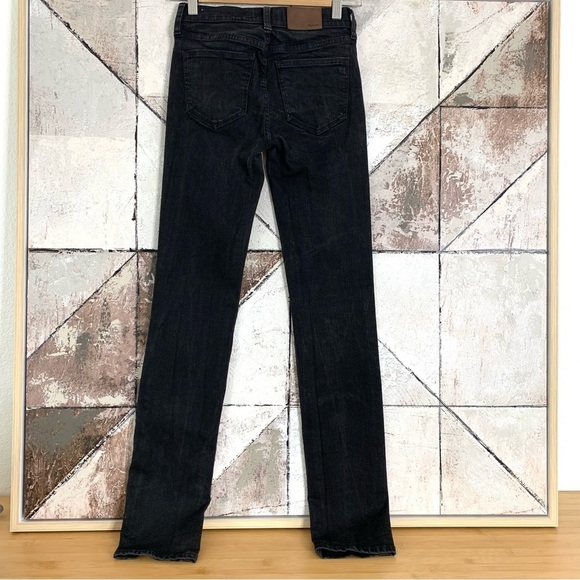 Madewell Alley Straight Jeans in Black Frost Size 24 - Picture 4 of 15